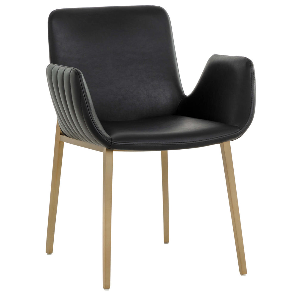 Lucano Arm Chair, Bravo Black