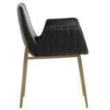 Lucano Arm Chair, Bravo Black