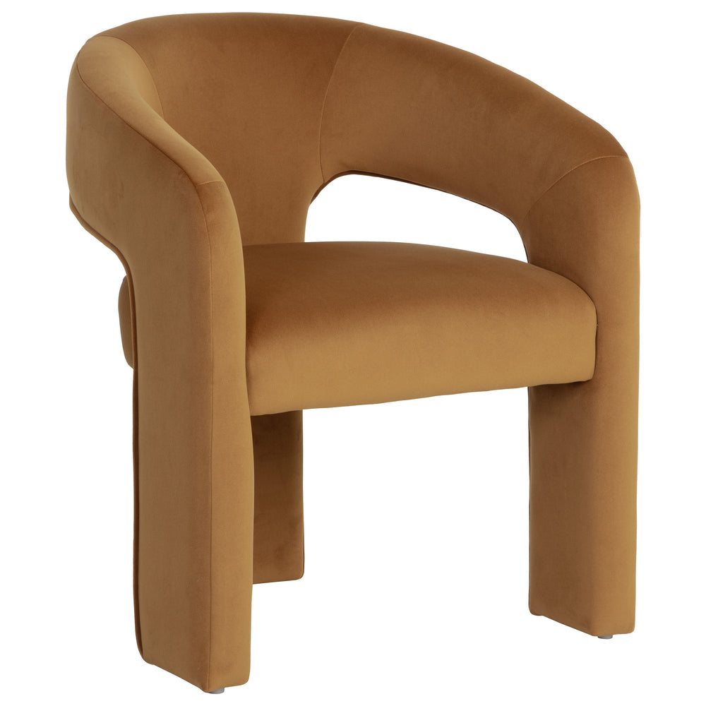 Isidore Dining Arm Chair, Meg Gold, Set of 2