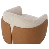 Caris Swivel Chair, Santa Cruz Oatmeal