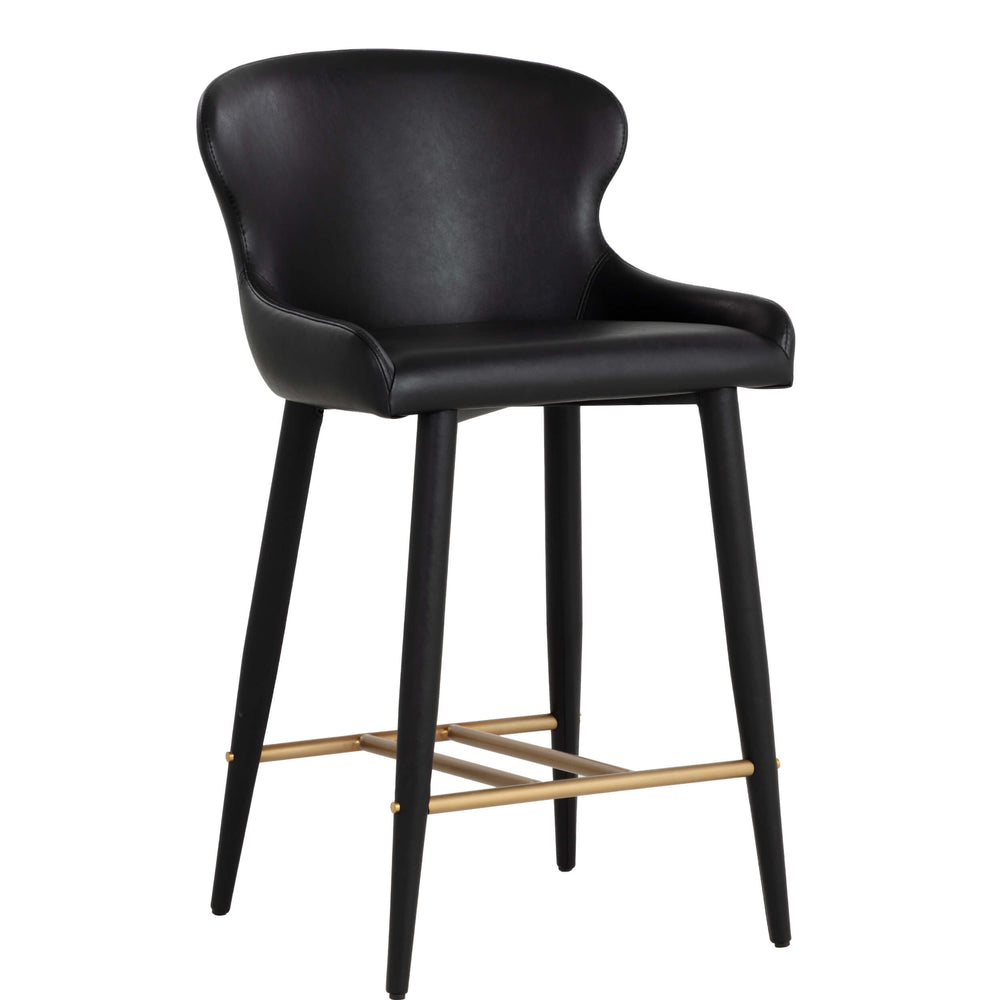 Evora Counter Stool, Bravo Black