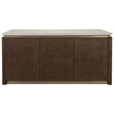 Boden Kitchen Island, White Marble
