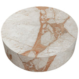 Laros Coffee Table, Crema Breccia Marble