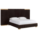 Tarrant King Bed, Diamond Mink-Furniture - Bedroom-High Fashion Home