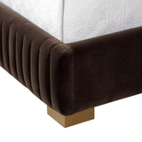 Tarrant King Bed, Diamond Mink-Furniture - Bedroom-High Fashion Home