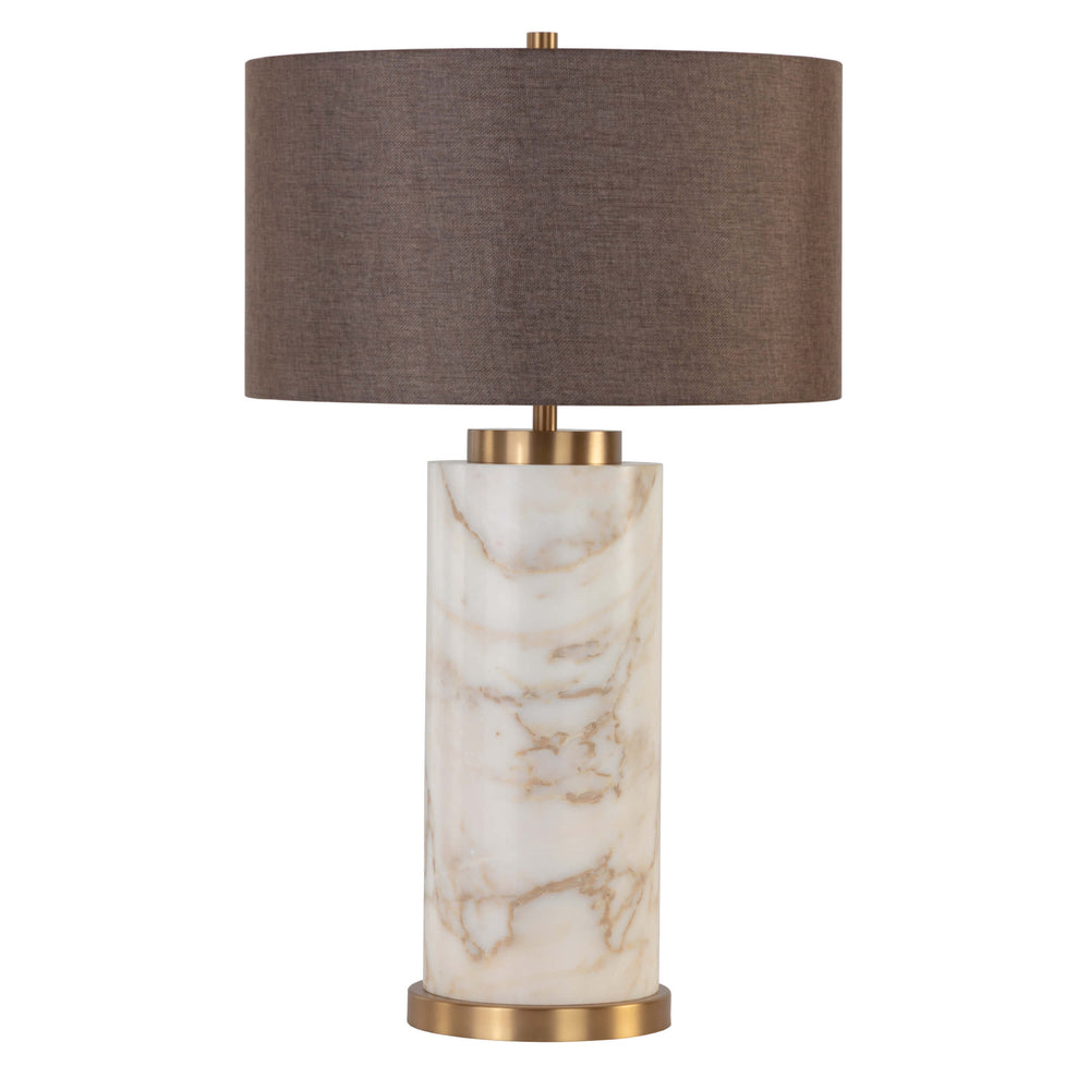 Apollolina Table Lamp, Calacatta Gold Marble-Lighting-High Fashion Home