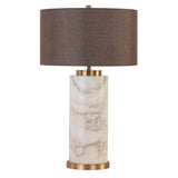Apollolina Table Lamp, Calacatta Gold Marble-Lighting-High Fashion Home