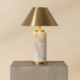 Cilla Table Lamp, Calacatta Gold Marble