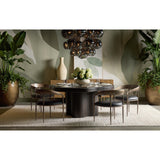 Bellona Dining Table, Dark Brown
