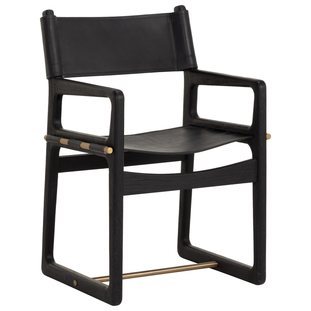 Enver Arm Chair, Carraway Black, Set of 2