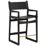 Enver Bar & Counter Stool, Carraway Black