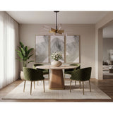 Bronwyn Round Dining Table, Cream