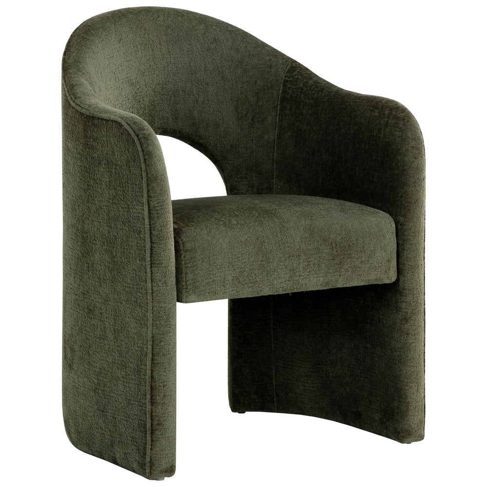 Anaya Dining Armchair, Bergen Olive, Set of 2
