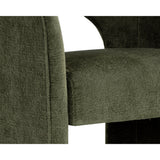 Anaya Dining Armchair, Bergen Olive, Set of 2