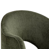 Anaya Dining Armchair, Bergen Olive, Set of 2