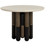 Yanna Round Dining Table, Cream