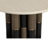 Yanna Round Dining Table, Cream