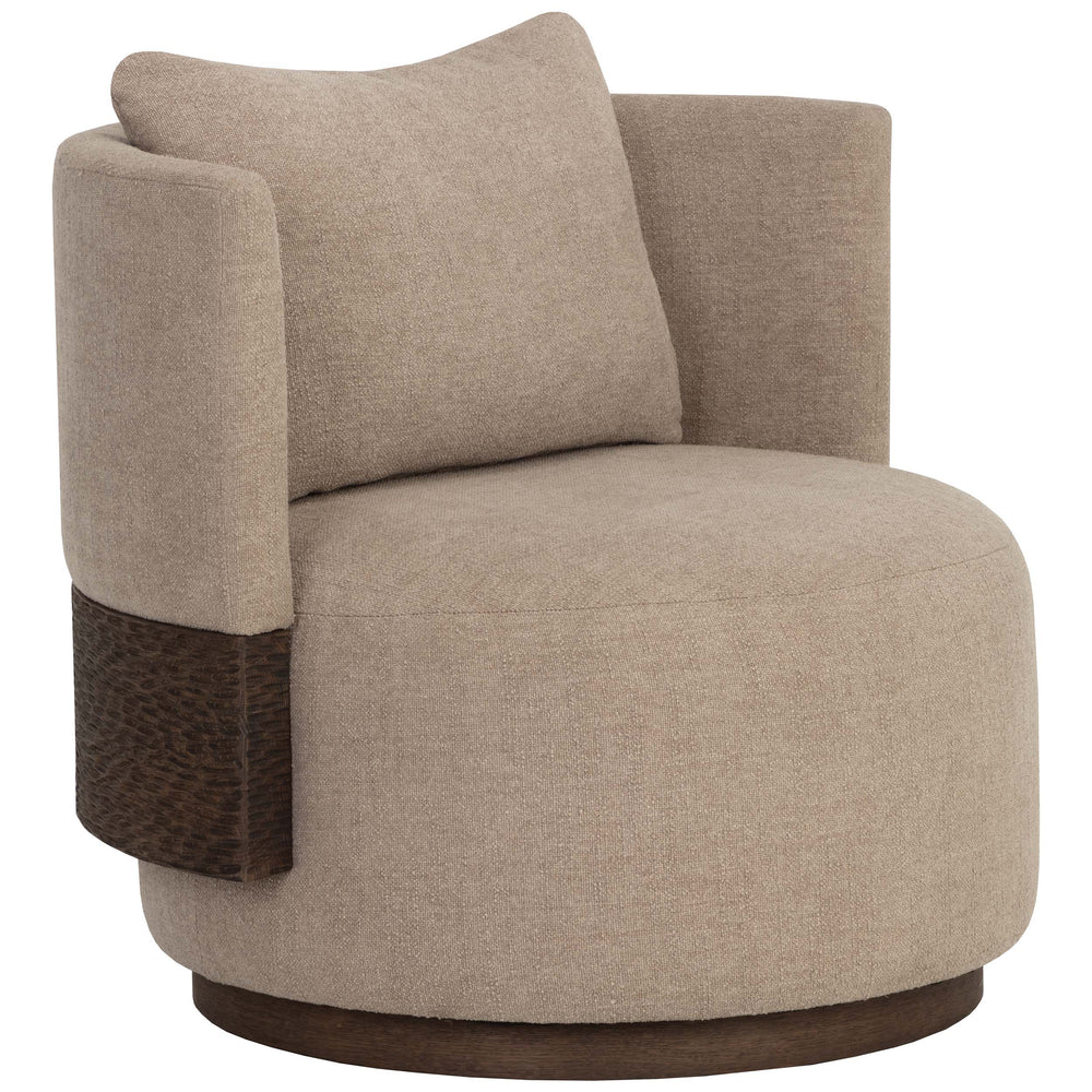 Bastille Swivel Chair, Taupe