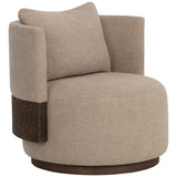 Bastille Swivel Chair, Taupe