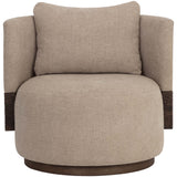 Bastille Swivel Chair, Taupe
