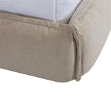 Amoris King Bed, Danny Cream