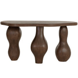 Ines Console Table, Dark Brown
