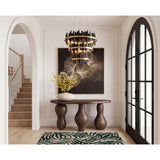 Ines Console Table, Dark Brown