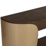 Sultana Console Table, Dark Brown