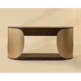 Sultana Console Table, Dark Brown