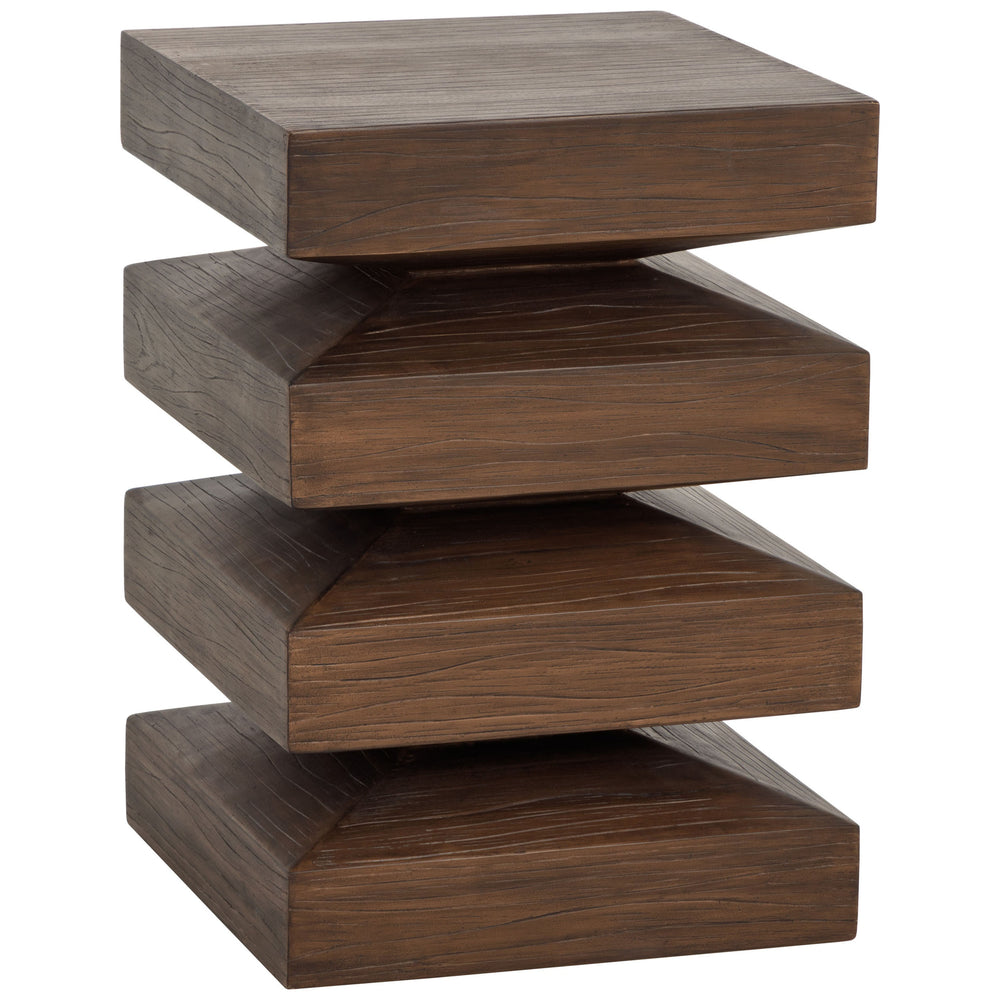 Robarts End Table, Dark Brown