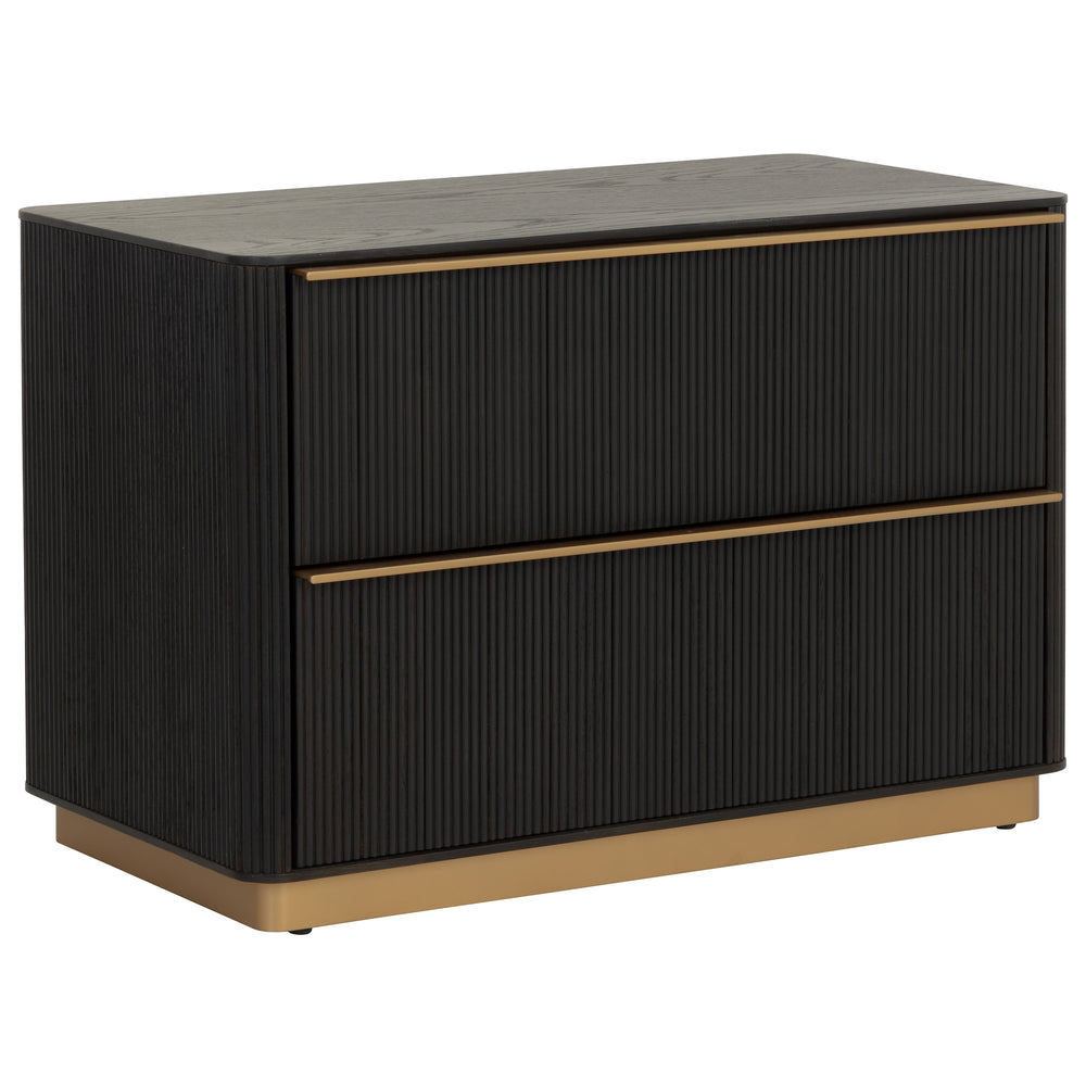 Kalla Large Nightstand, Black