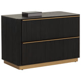 Kalla Large Nightstand, Black