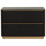 Kalla Large Nightstand, Black