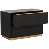 Kalla Large Nightstand, Black
