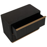 Kalla Large Nightstand, Black