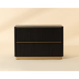 Kalla Large Nightstand, Black