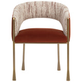 Jahara Arm Chair, Meg Rust/Terri Nutmeg, Set of 2