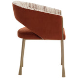 Jahara Arm Chair, Meg Rust/Terri Nutmeg, Set of 2