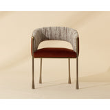 Jahara Arm Chair, Meg Rust/Terri Nutmeg, Set of 2