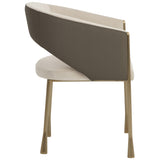 Jahara Arm Chair, Meg Taupe/Porcini Taupe, Set of 2
