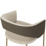Jahara Arm Chair, Meg Taupe/Porcini Taupe, Set of 2