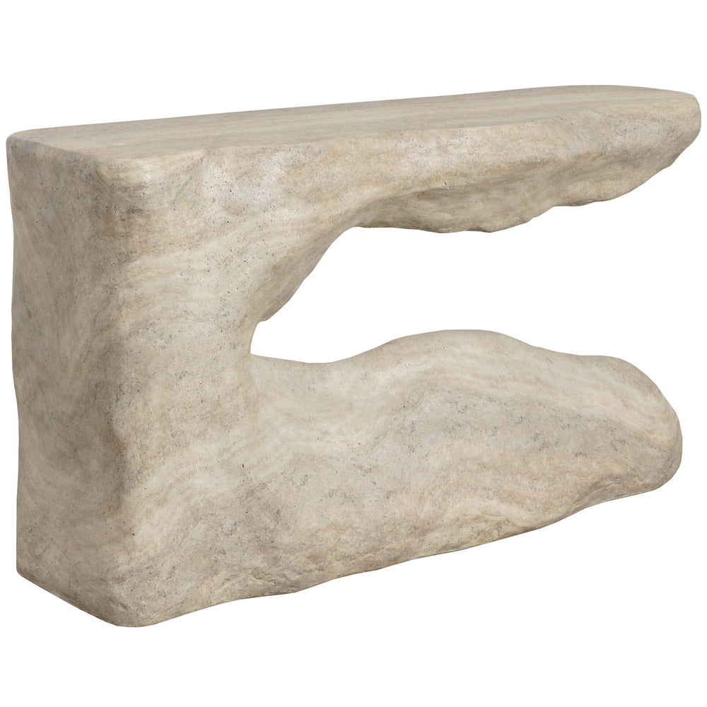 Brixham Console Table, Taupe-Furniture - Accent Tables-High Fashion Home