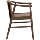 Aran Leather Dining Armchair, Hazelnut, Set of 2