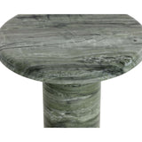 Bastion End Table, Sage Green Marble Look-Furniture - Accent Tables-High Fashion Home