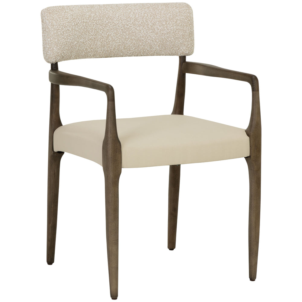 Guardi Dining Armchair, Scottsdale Eggshell/Santa Cruz Oatmeal, Set of 2