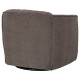 Garrison Swivel Lounge Chair, Rika Chocolate