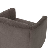 Garrison Swivel Lounge Chair, Rika Chocolate