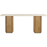 Zeno Console Table, Medium Brown