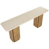 Zeno Console Table, Medium Brown