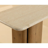 Zeno Console Table, Medium Brown